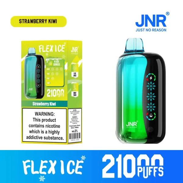 JNR Flex Ice 21000 Puffs Disposable Vape – Strawberry Kiwi