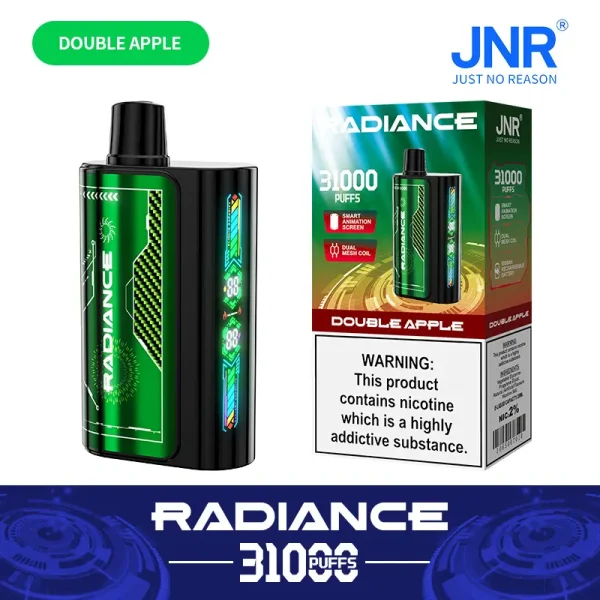 JNR Radiance 31000 Puffs Disposable Vape Double Apple