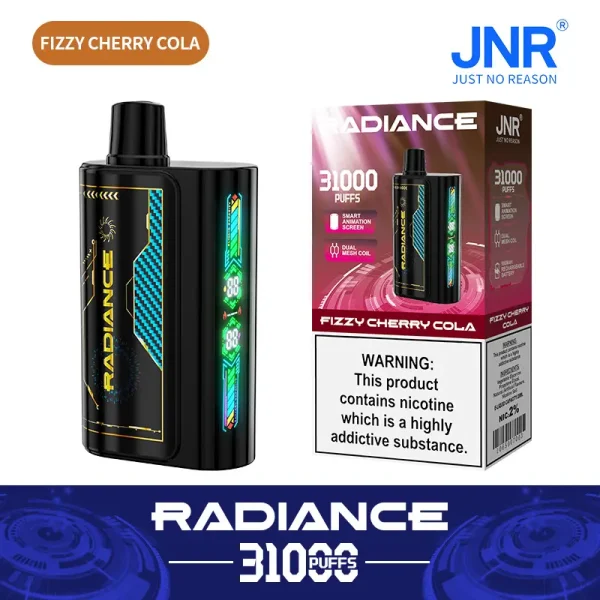 JNR Radiance 31000 Puffs Disposable Vape Fizzy Cherry Cola