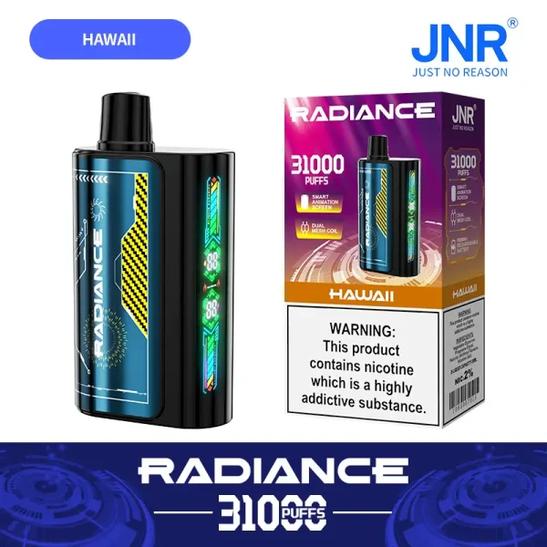 JNR Radiance 31000 Puffs Disposable Vape Hawaii