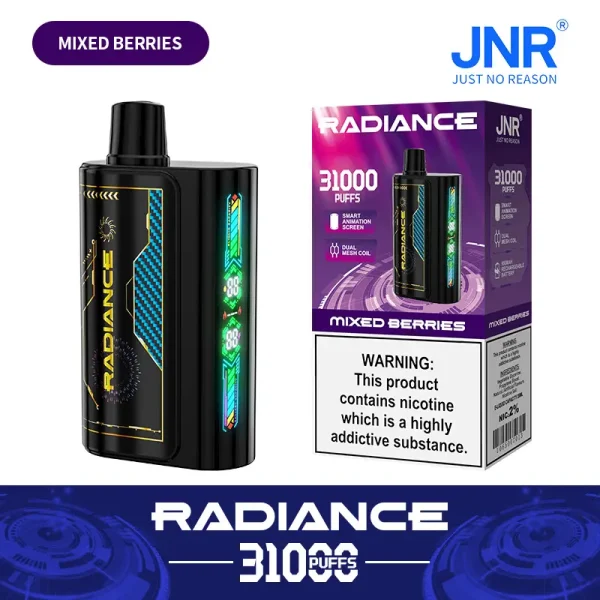 JNR Radiance 31000 Puffs Disposable Vape Mixed Berries