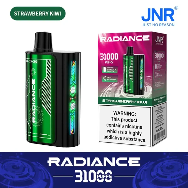 JNR Radiance 31000 Puffs Disposable Vape Strawberry Kiwi