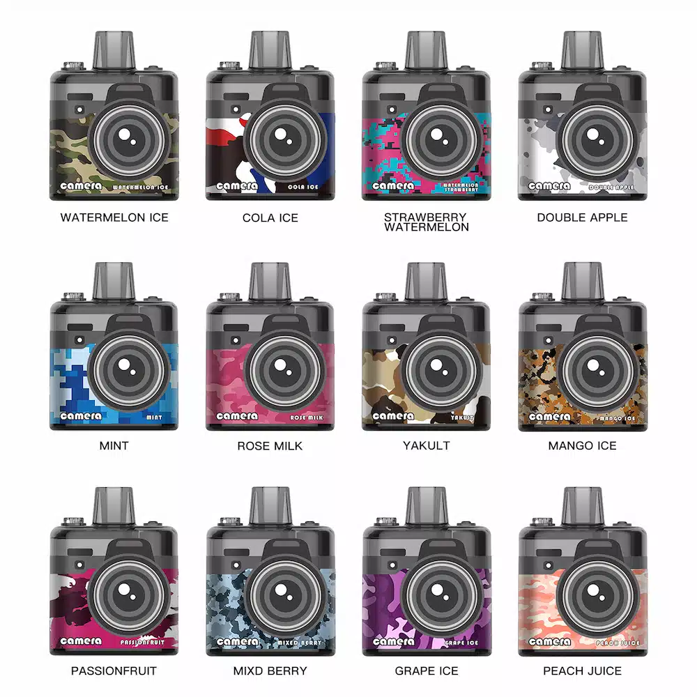 Lavie Camera 8000 Disposable Vape 8K Puffs All Flavors Collection