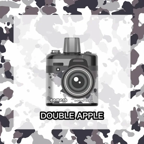 Lavie Camera 8000 Double Apple Disposable Vape 8K Puffs Sweet Red and Green Apple Flavor