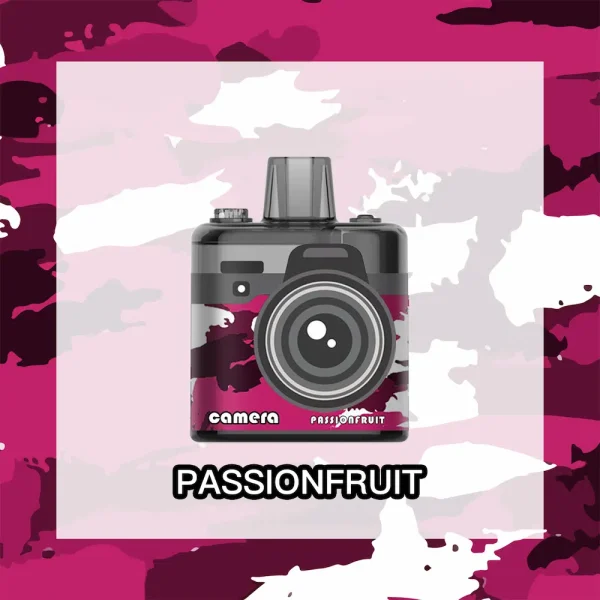 Lavie Camera 8000 Passion Fruit Disposable Vape 8K Puffs Tropical Flavor