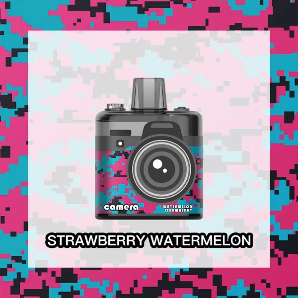 Lavie Camera 8000 Strawberry Watermelon Disposable Vape 8K Puffs Fruity Mix Flavor