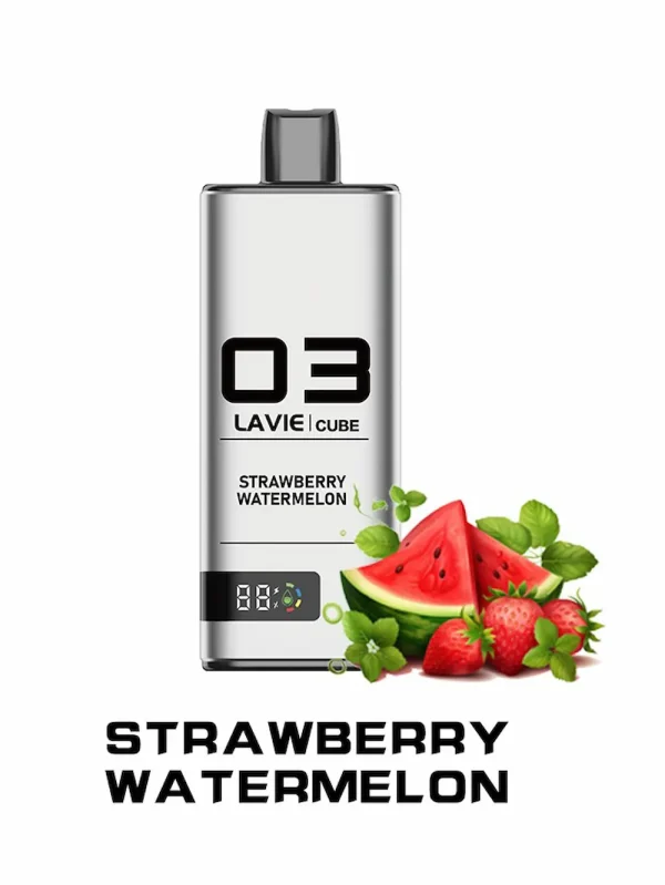 Lavie Cube 20000 20K puffar engångs vape Jordgubb vattenmelon smak