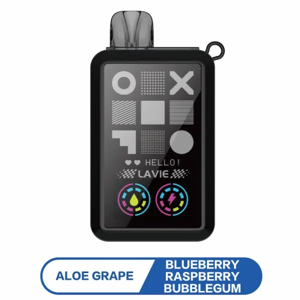 Lavie Cyber 20000 20K Puffs dual flavor disposable vape - Aloe Grape & Blueberry Raspberry Bubblegum