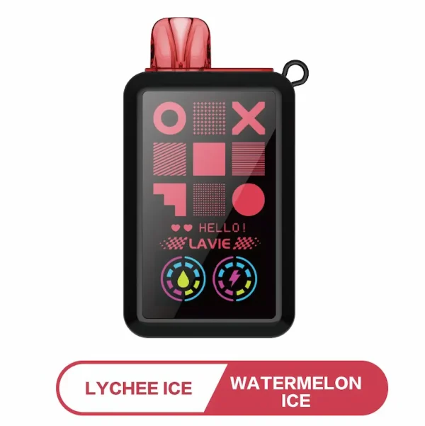 Lavie Cyber 20000 20K Puffs dual flavor disposable vape - Lychee Ice & Watermelon Ice
