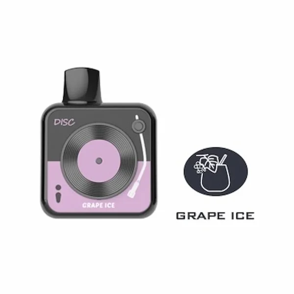 Lavie Disc 10000 Grape Ice Disposable Vape 10K Puffs Juicy Grape Flavor