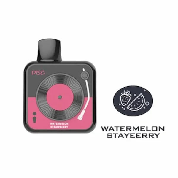 Lavie Disc 10000 Watermelon Strawberry Disposable Vape 10K Puffs Fruity Mix Flavor