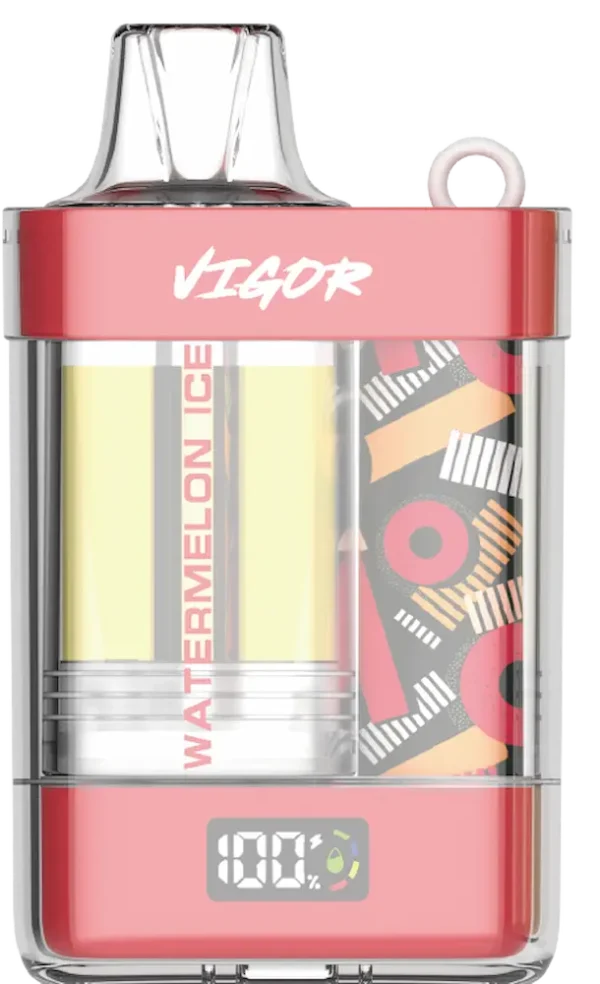 Lavie Vigor 15000 Watermelon Ice Replaceable E-Liquid Tank Disposable Vape 15K Puffs Refreshing Watermelon Flavor