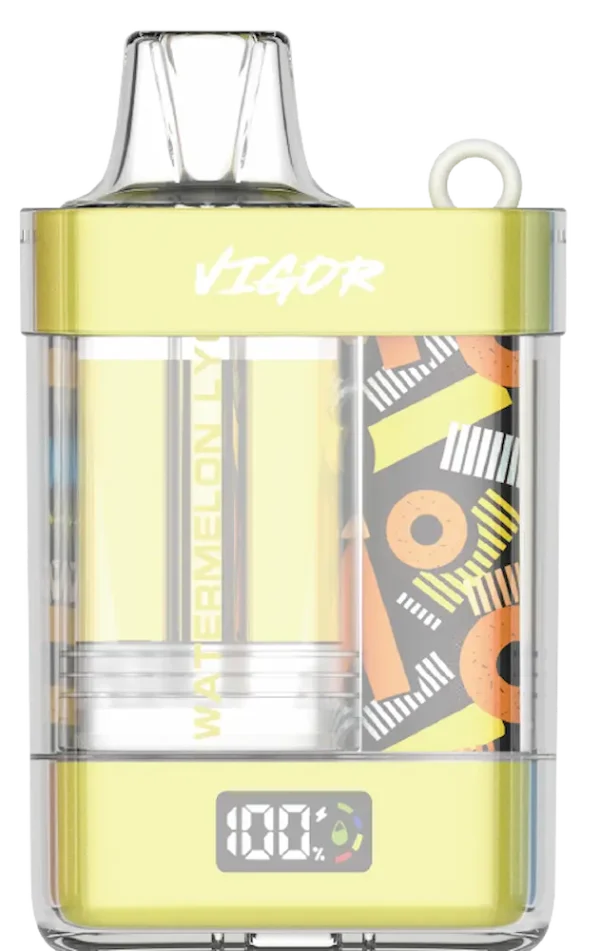 Lavie Vigor 15000 Watermelon Lychee Replaceable E-Liquid Tank Disposable Vape 15K Puffs Exotic Fruit Blend Flavor