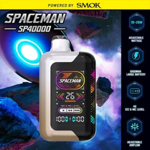 SMOK Spaceman SP40000 Smart Disposable Vape 40K Puffs – Premium Rechargeable Vape Device