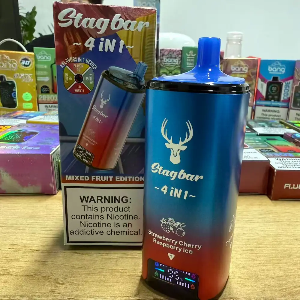 Beste 80000 Puffs Wegwerp Vapes 2025 | Voortdurend Bijgewerkte Beoordelingen 3 Stagbar 80000 80K puffs 4-in-1 wegwerpvape met LCD-scherm