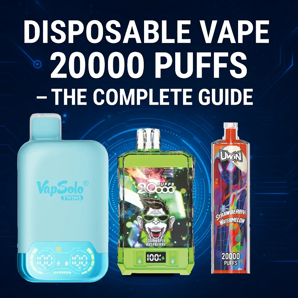 Vape usa e getta 20000 boccate - La guida completa 2 Vape usa e getta da 20000 boccate - dispositivo di svapo di lunga durata con aroma morbido e batteria di grandi dimensioni
