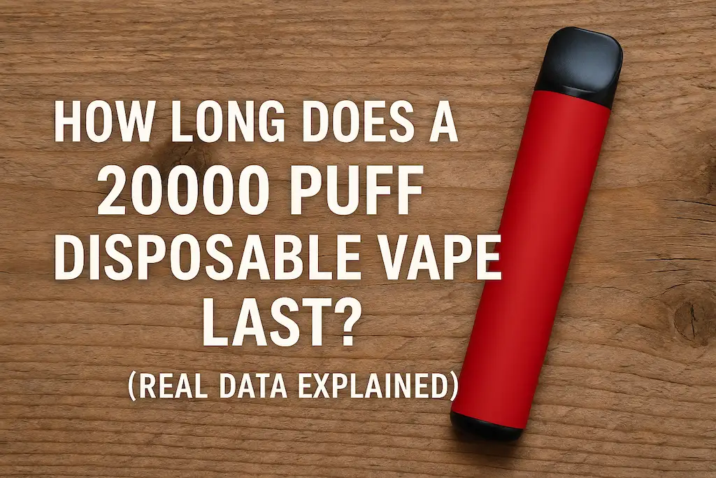 How long does a 20000 puff disposable vape last – real data comparison chart