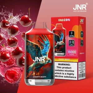JNR Falcon 16000 Puff 16K - Cherry Berry Jnr Tillgängliga grossistpriser