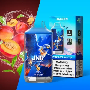 JNR Falcon 16000 Puff - Peach Oolong Tea 16K Rechargeable 850 mAh Battery