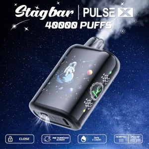 Stagbar Pulse X 40000 Puffs Wegwerpvape met Smart Screen - Langdurig Oplaadbaar Apparaat