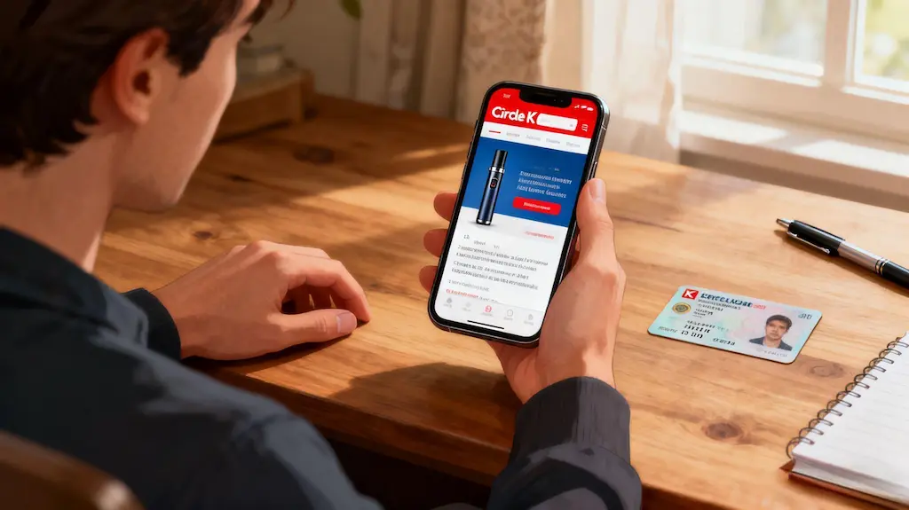 Guide on how customers can purchase disposable vapes at Circle K stores