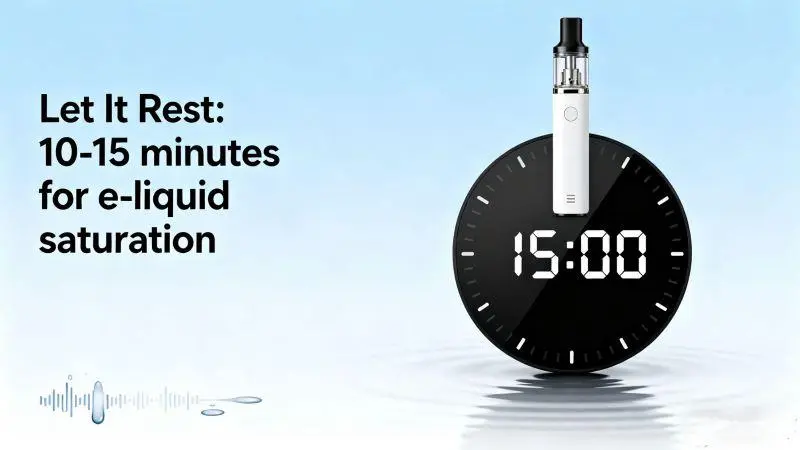 How to Fix a Disposable Vapes That Won‘t burnt 4 Disposable vape device on table with vapor showing how to fix burnt taste