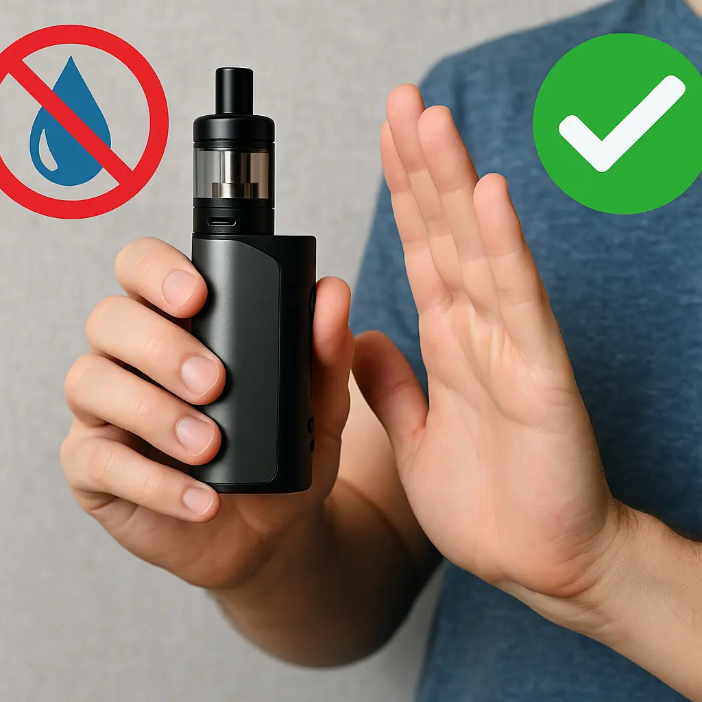 Tips to prevent your vape from leaking and keep airflow and coil working properly