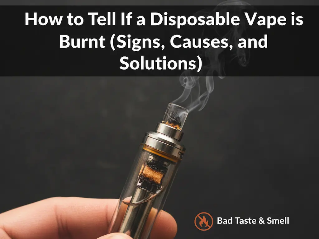 How to tell if a disposable vape is burnt guide