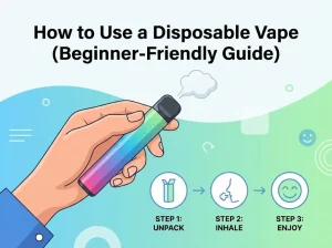Blog Search 5 How to use a disposable vape step by step for beginners
