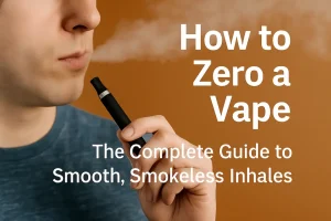 Guide to zeroing a vape and creating smooth, smokeless exhales for stealth vaping.
