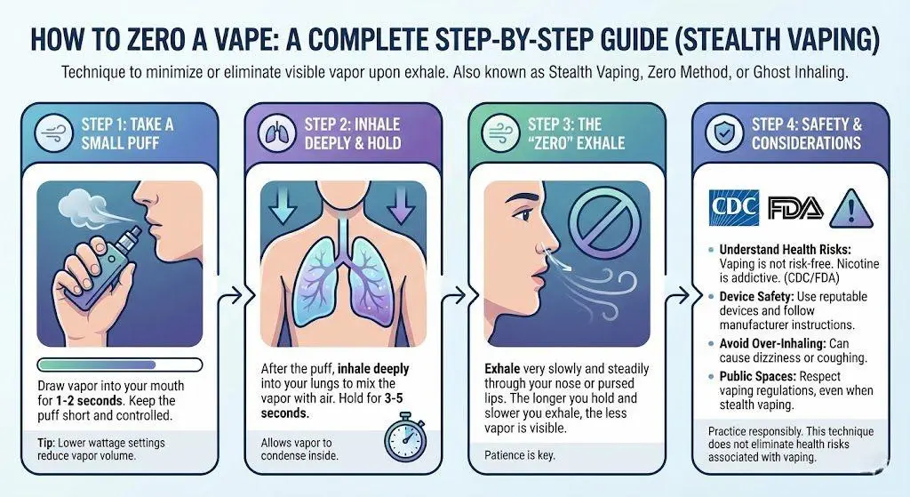 How to zero a vape with simple step-by-step instructions