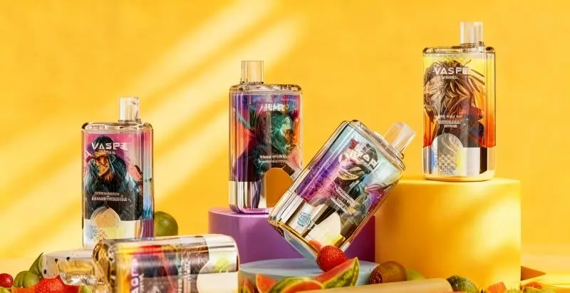 Why Does My New Disposable Vape Taste Burnt? 4 Security officer checking a disposable vape for battery safety at airport checkpoint