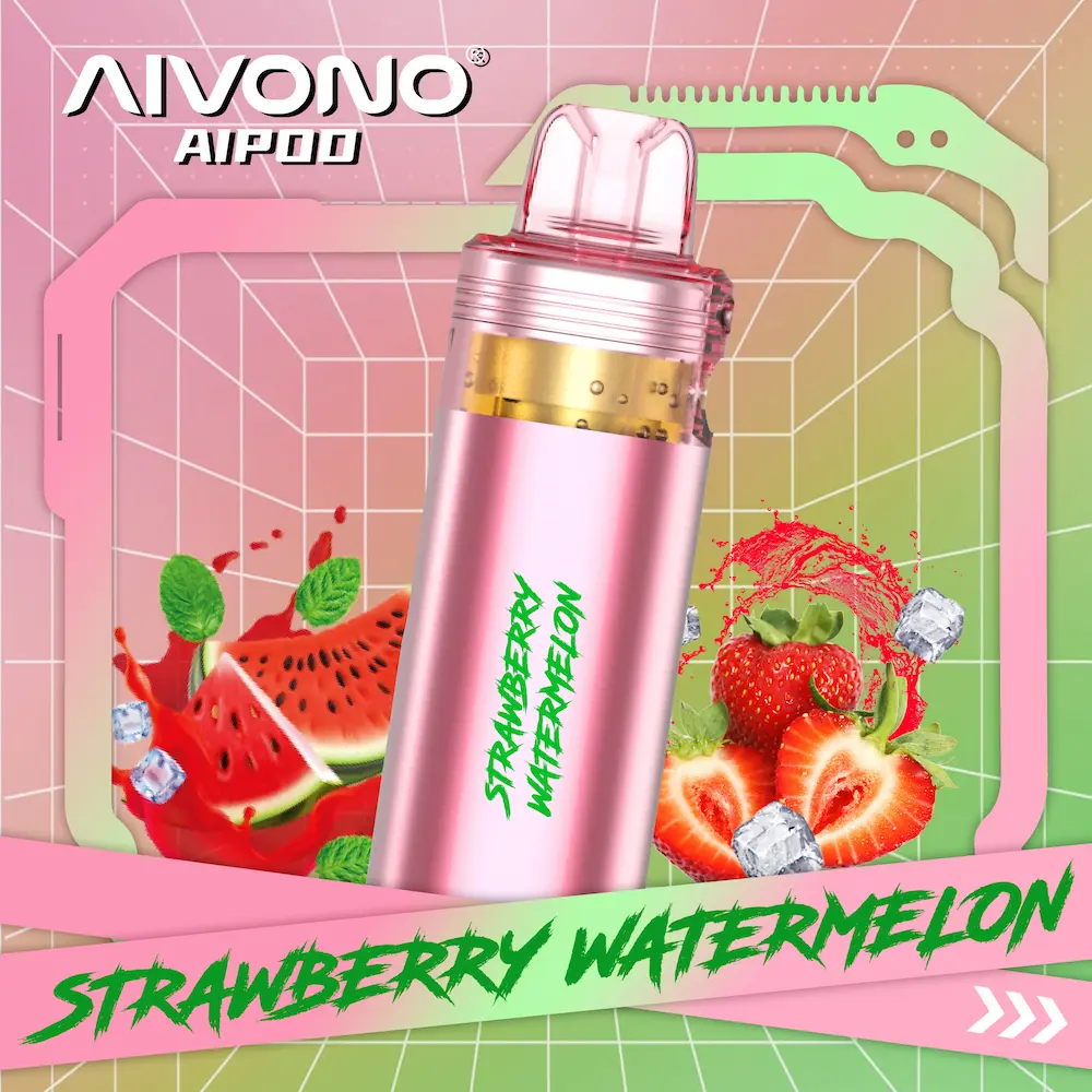 AIVONO 30000 Puffs 30K Refillable Pod Clear Tank 7 AIVONO 30K puffs refillable pod – Strawberry Watermelon flavor tank