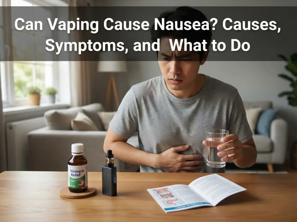 Can vaping cause nausea symptoms and causes explained