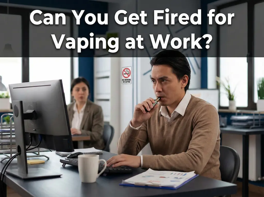 Can you get fired for vaping at work in indoor workplaces