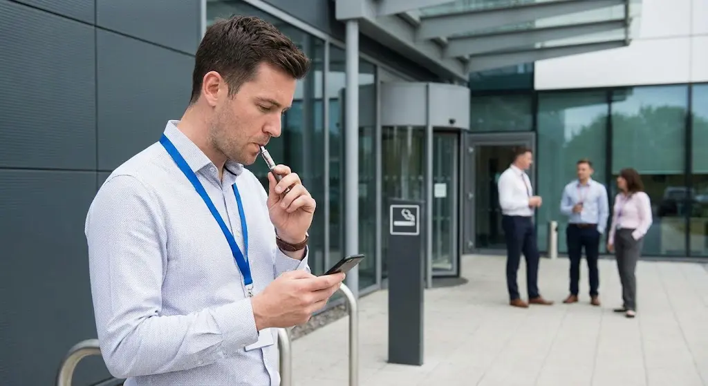 How employees can avoid getting fired for vaping at work