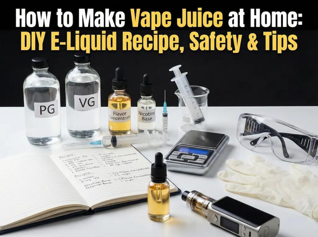How to Make Vape Juice at Home: DIY E-Liquid Recipe, Safety & Tips 7 How to make vape juice at home with DIY steps and safety tips