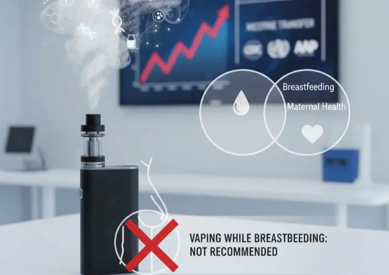 Is it safe to vape while breastfeeding explained simply
