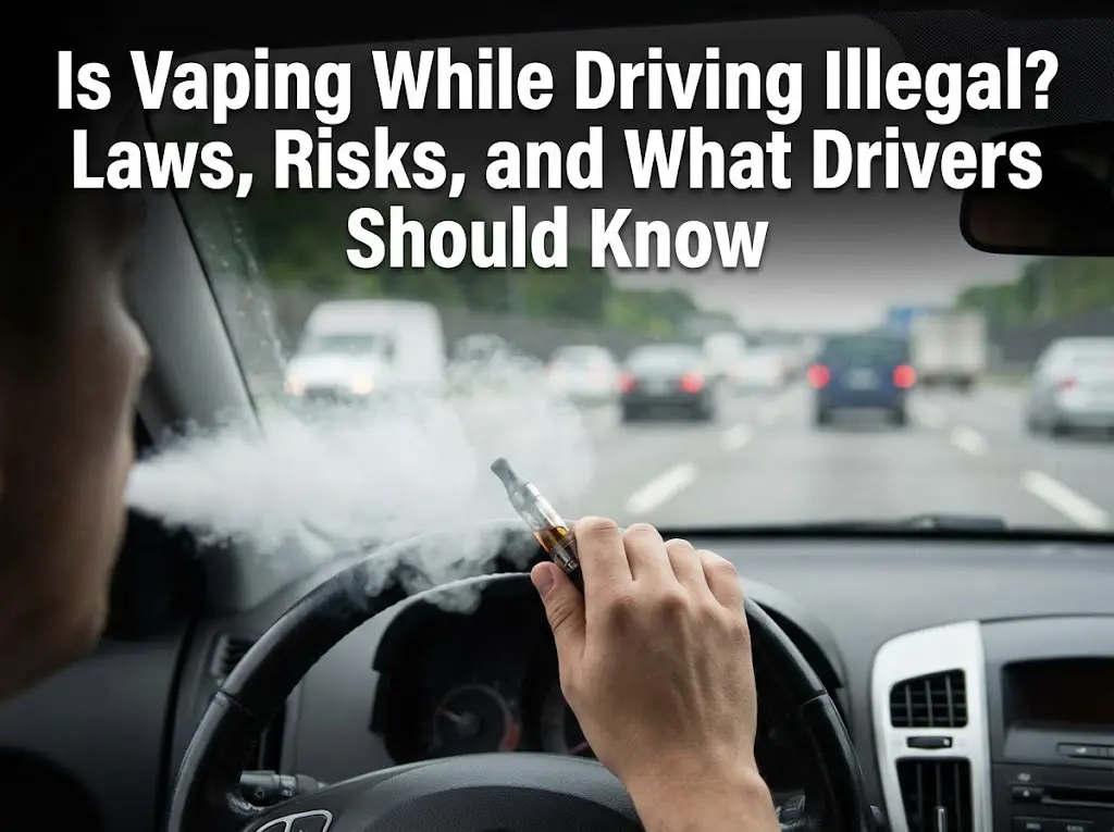 Is vaping while driving illegal legal risks and traffic laws