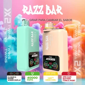 RAZZ BAR 40000 puffs dual flavor disposable vape main product image
