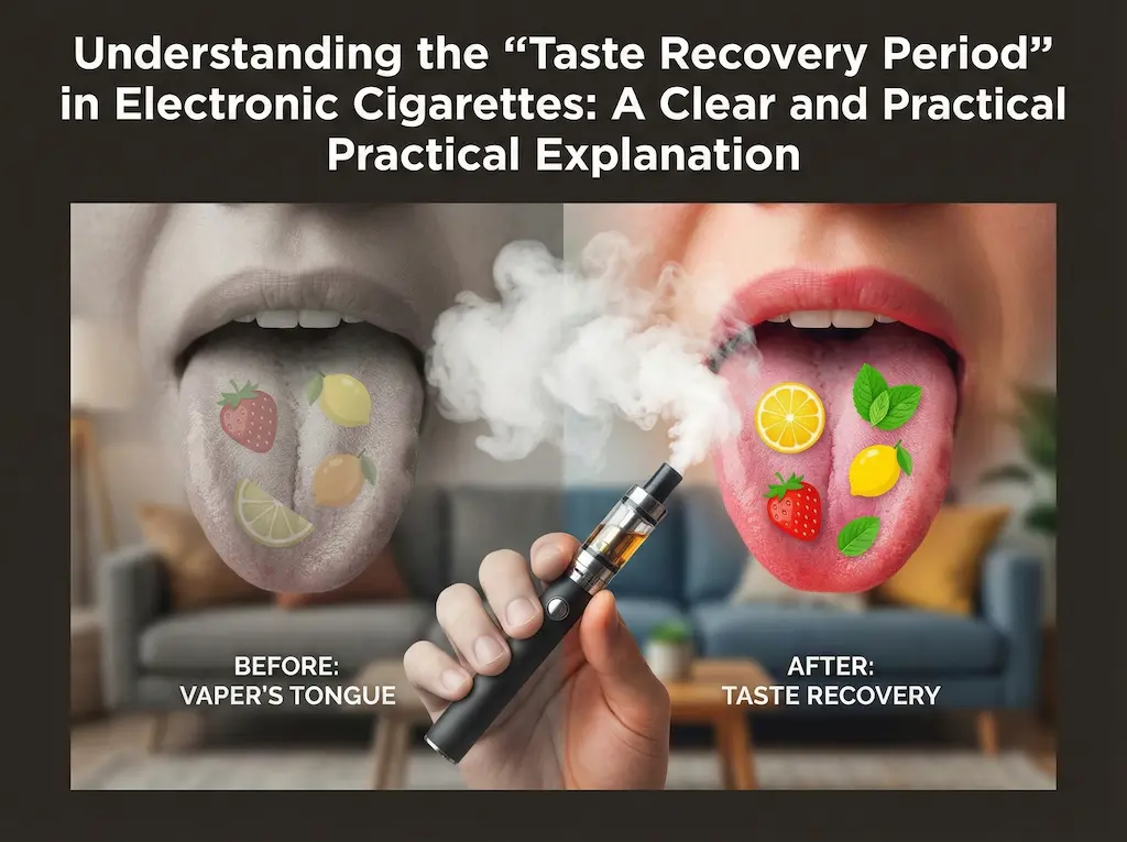 Understanding the taste recovery period in electronic cigarette coils