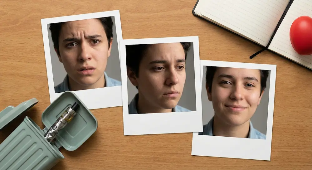 emotional changes when you stop vaping such as anxiety mood swings and stress