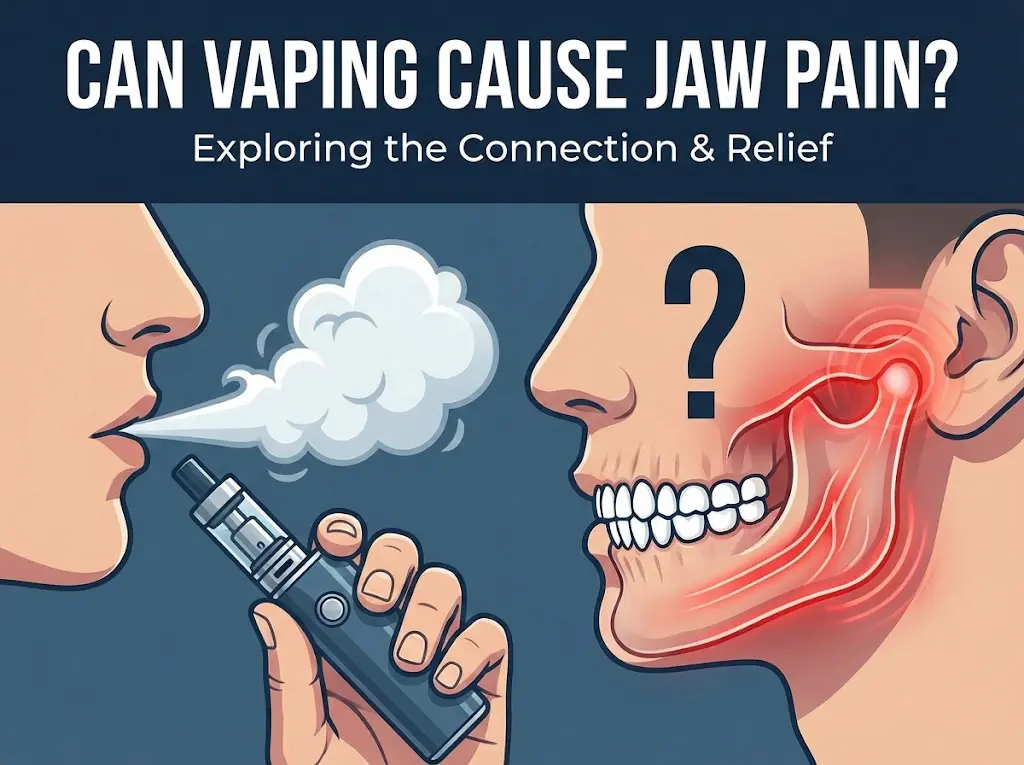 Il vaping può causare dolore alla mascella? 5 Il vaping può causare dolore alla mascella a causa della tensione muscolare dovuta alla nicotina?