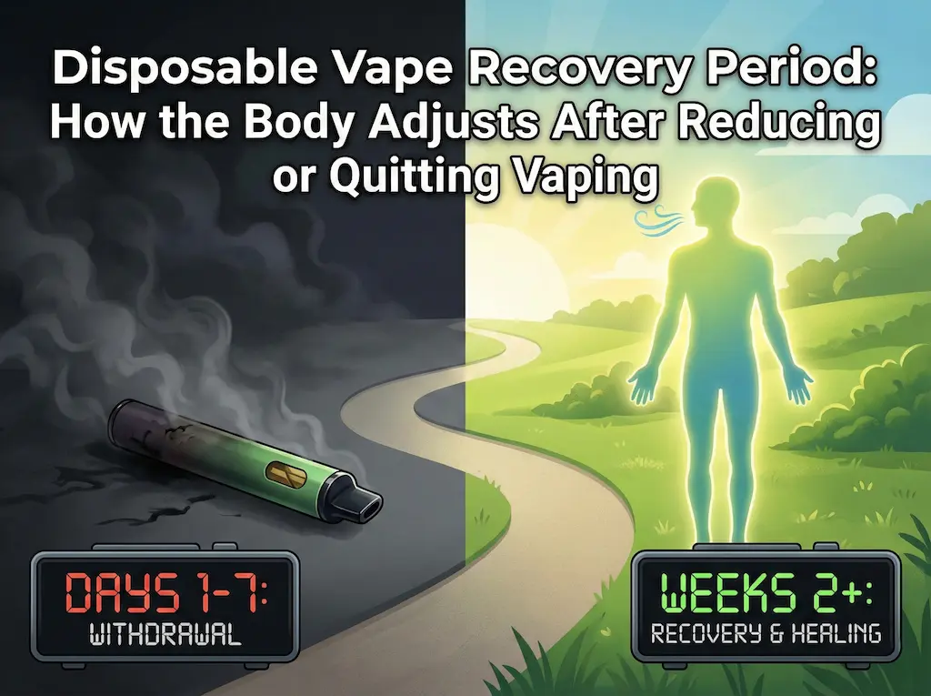 Disposable vape recovery period and body adjustment after quitting