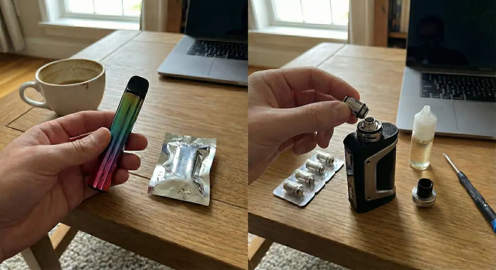 Disposable vapes vs replaceable vape coils lifespan comparison