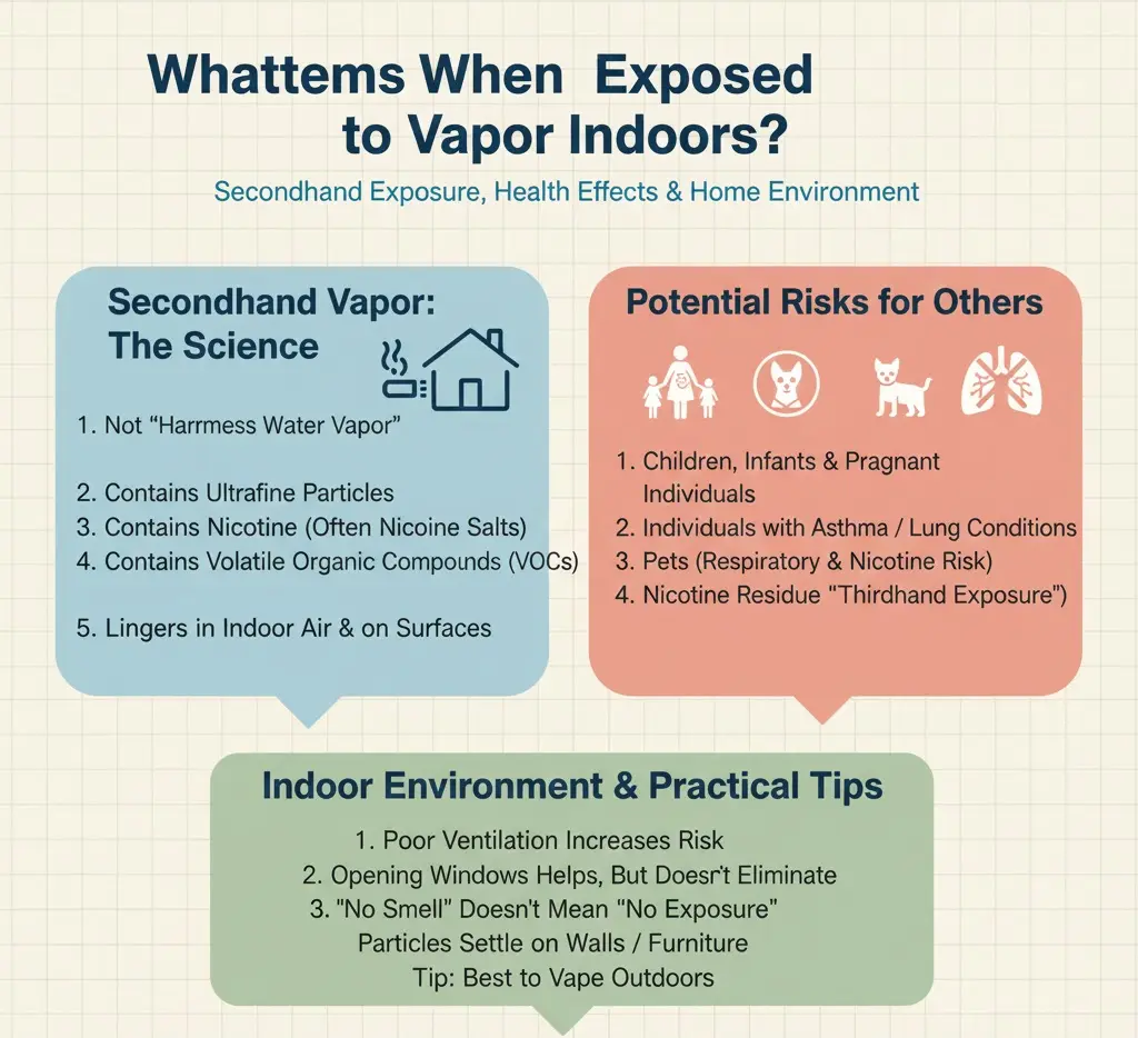 Blootstelling aan damp binnenshuis in gedeelde woonruimten