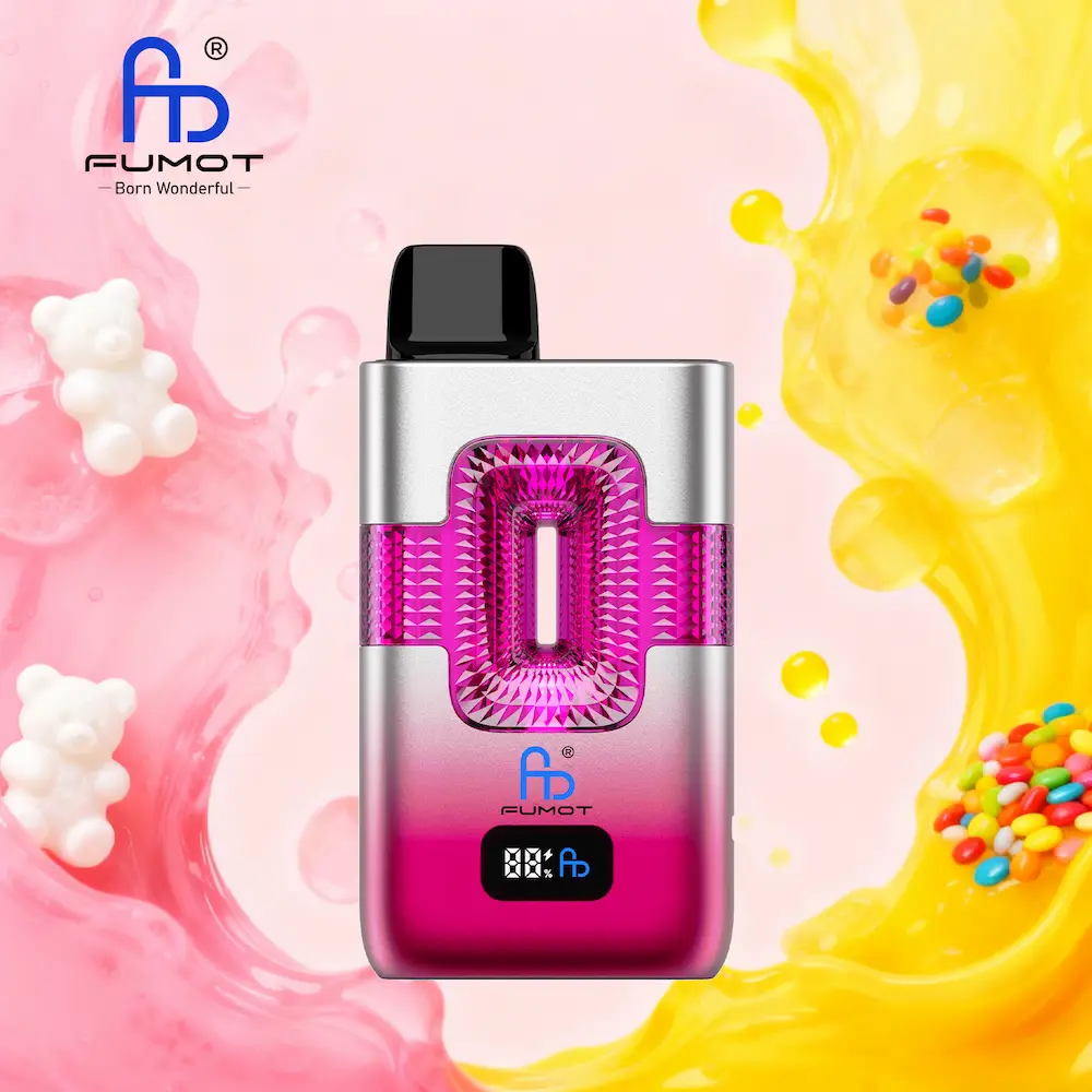 Fumot ECO 2in1 50000 (50K) Puffs Disposable Vape 12 Fumot ECO 2in1 50000 puffs disposable vape – Grape Gummy Bear and Strawberry Gummy Bear