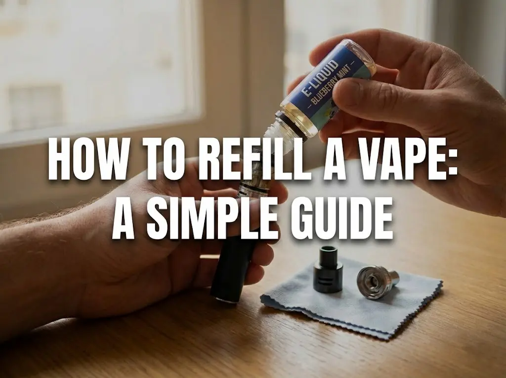 Come ricaricare una sigaretta? Una semplice guida passo passo 7 Come ricaricare un vape passo dopo passo con il succo di vape