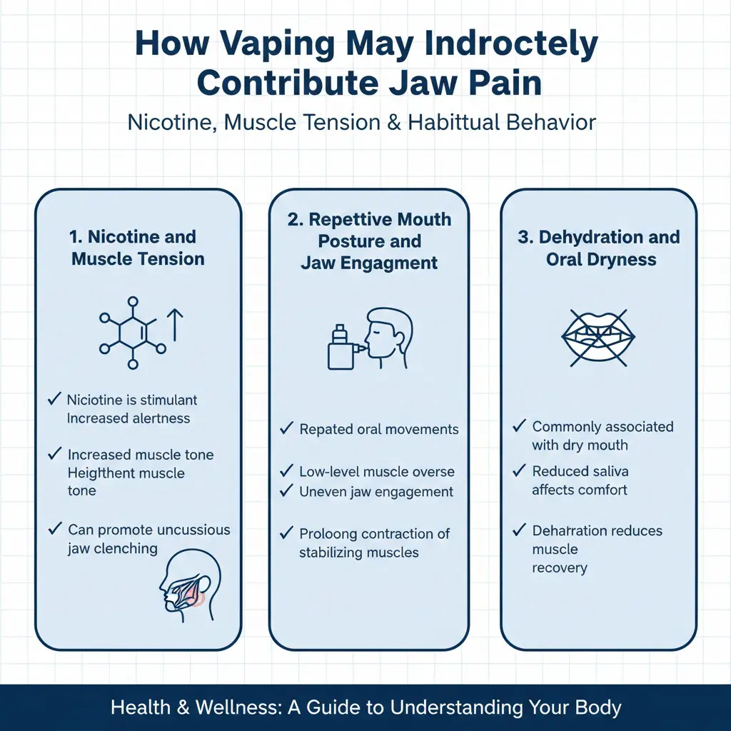 Il vaping può causare dolore alla mascella? 4 Come il vaping può causare dolore alla mandibola a causa della secchezza e del serramento