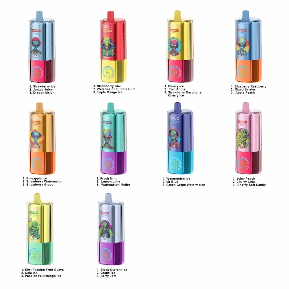 OKSO 70000 70K puffs 3 in 1 disposable vape with LED screen